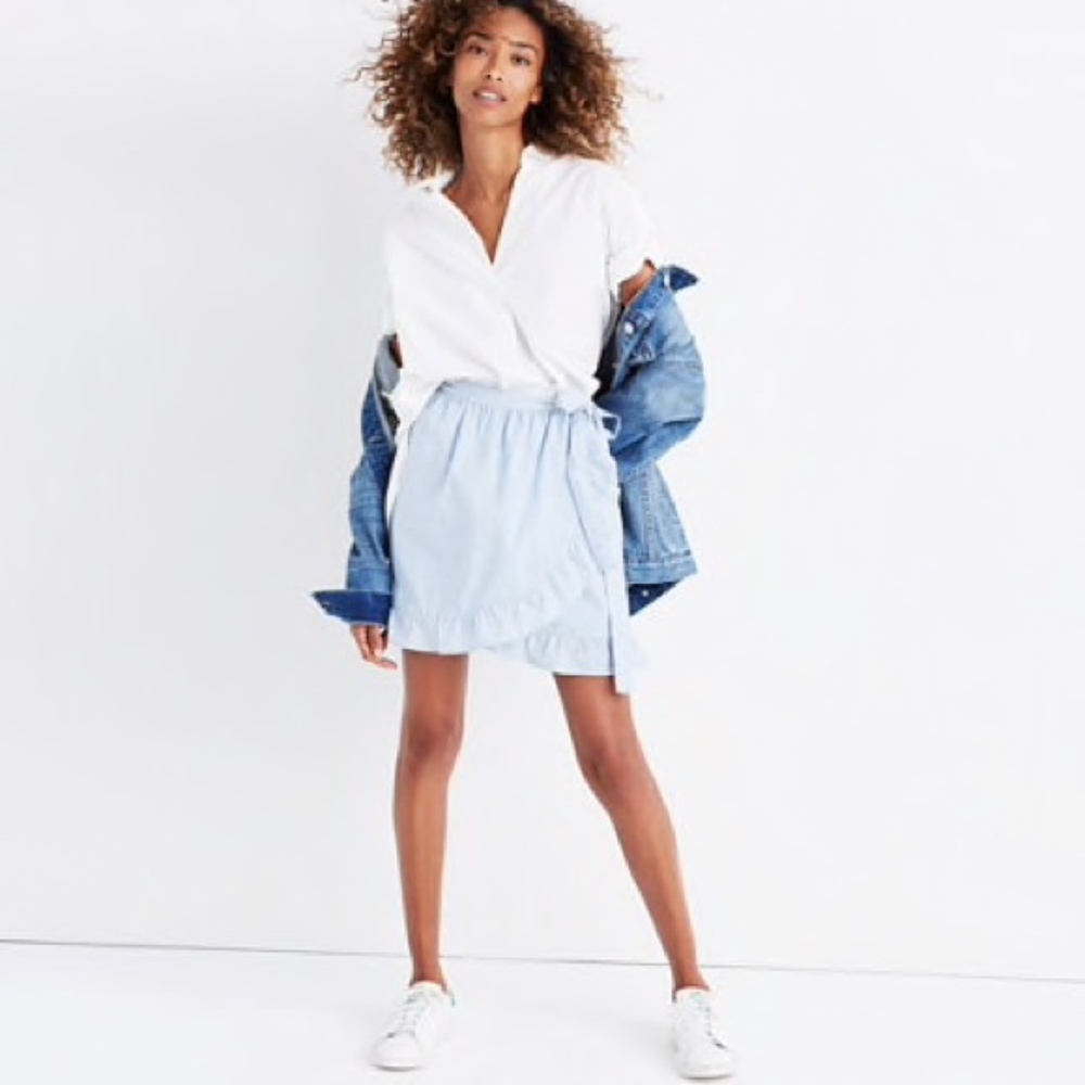 Madewell Meadow Wrap Skirt NWT